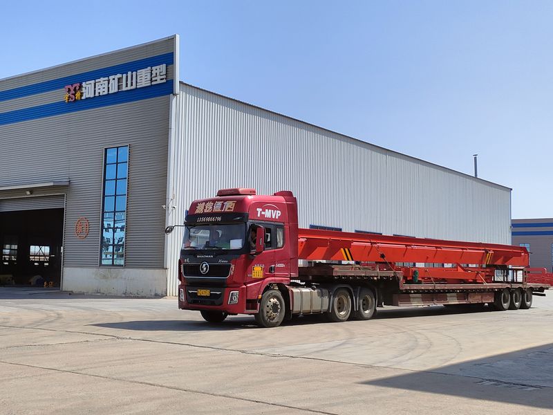 電動葫蘆門式起重機  MHxh10t—14m 外懸3.5/1.5m 制作完成，發(fā)往青海交付客戶使用